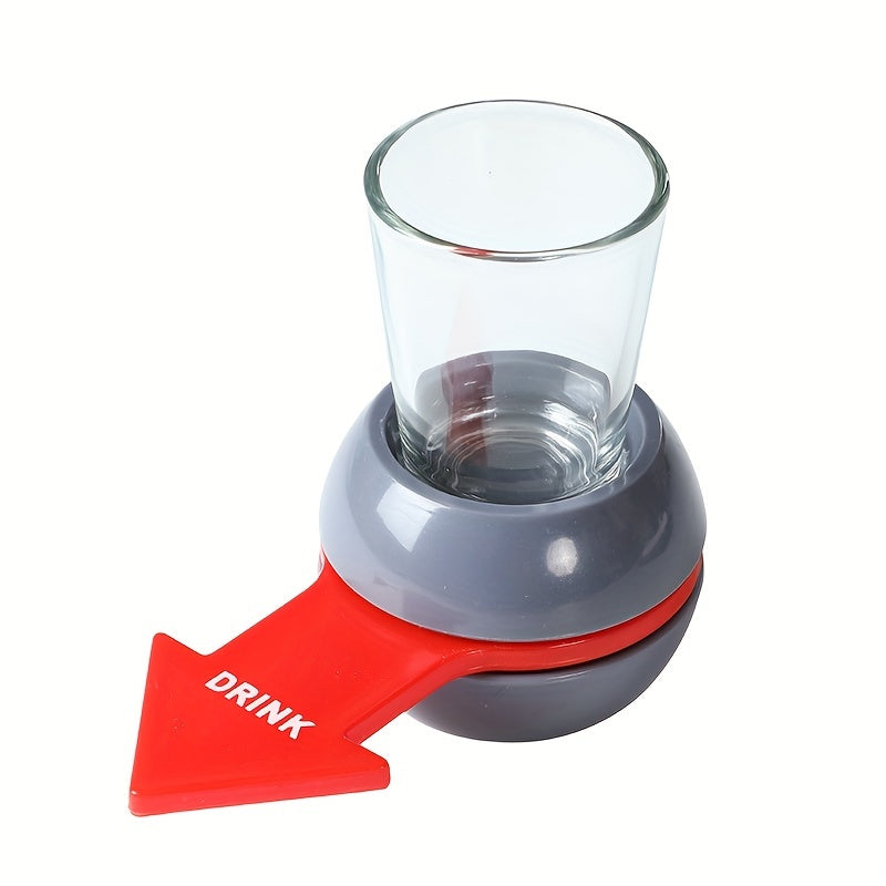 Spin The Arrow Drinking Game with Spinner Glass