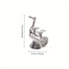 Miniature Kitchen Meat Grinder for 1:12 Scale Dollhouses