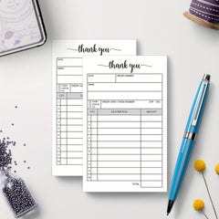 2 pack Thank You Receipt Book 50sets