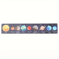 Wooden Solar System Puzzle Board Toy
