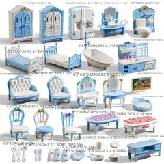 Mini Furniture Set for Dollhouse Microfurniture Kit