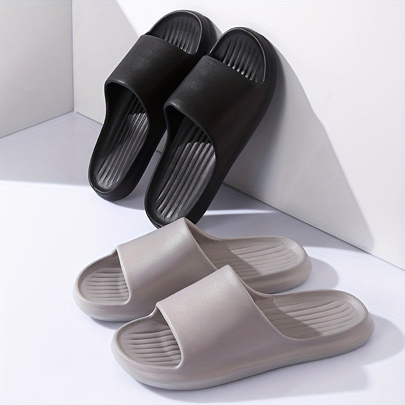 Men's Lightweight Non Slip Open Toe Quick Drying Slides