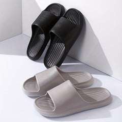 Men's Lightweight Non Slip Open Toe Quick Drying Slides