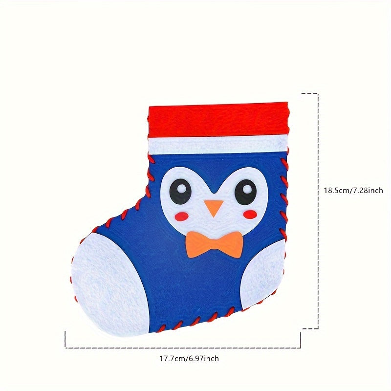 Christmas Socks DIY Non Woven Puzzle Toys Creative Decoration
