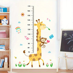 Cartoon Height Measurement Stickers for Kids Room