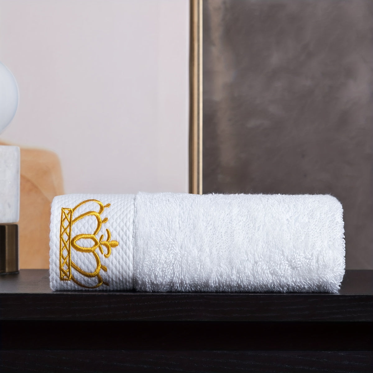 3pcs Embroidered Hand Towel Bath Towel Soft Absorbent Face Towel