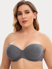  Push Up Strapless Padded Bra