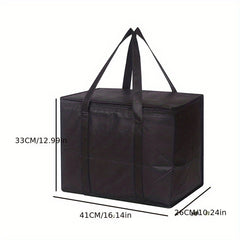 Large Capacity Insulated Grocery Bags Foldable Reusable Soft Cooler Bag