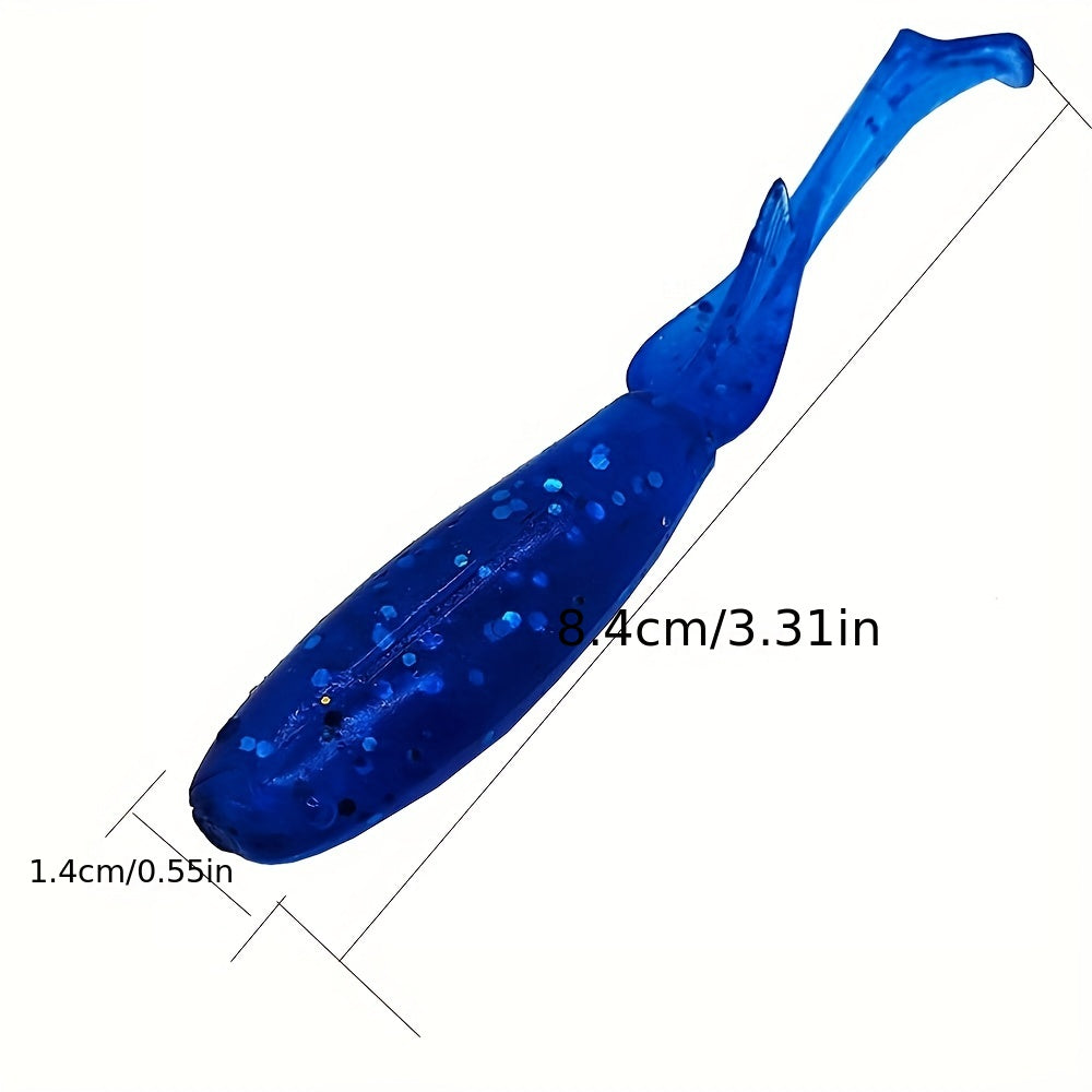 5pcs 3.31inch 3.5g Soft Bait Fishing Accessories