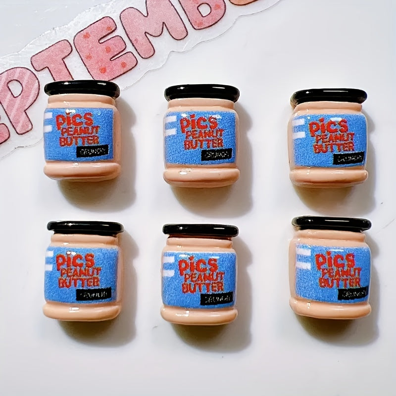 7pcs Mini Sauce & Condiment Resin Models for Dollhouse Decor DIY Accessories