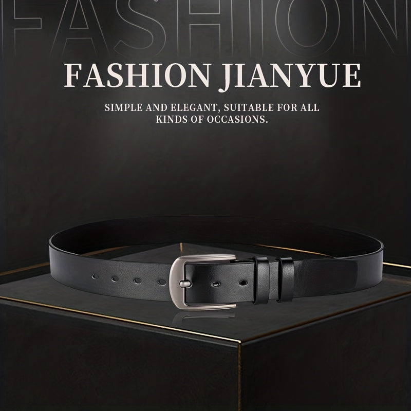 Men's Business Belt PU Leather Jeans Suit Pants Belt