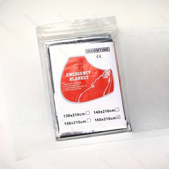 Outdoor Survival Insulation Blanket Double sided Silver Sunscreen Blanket