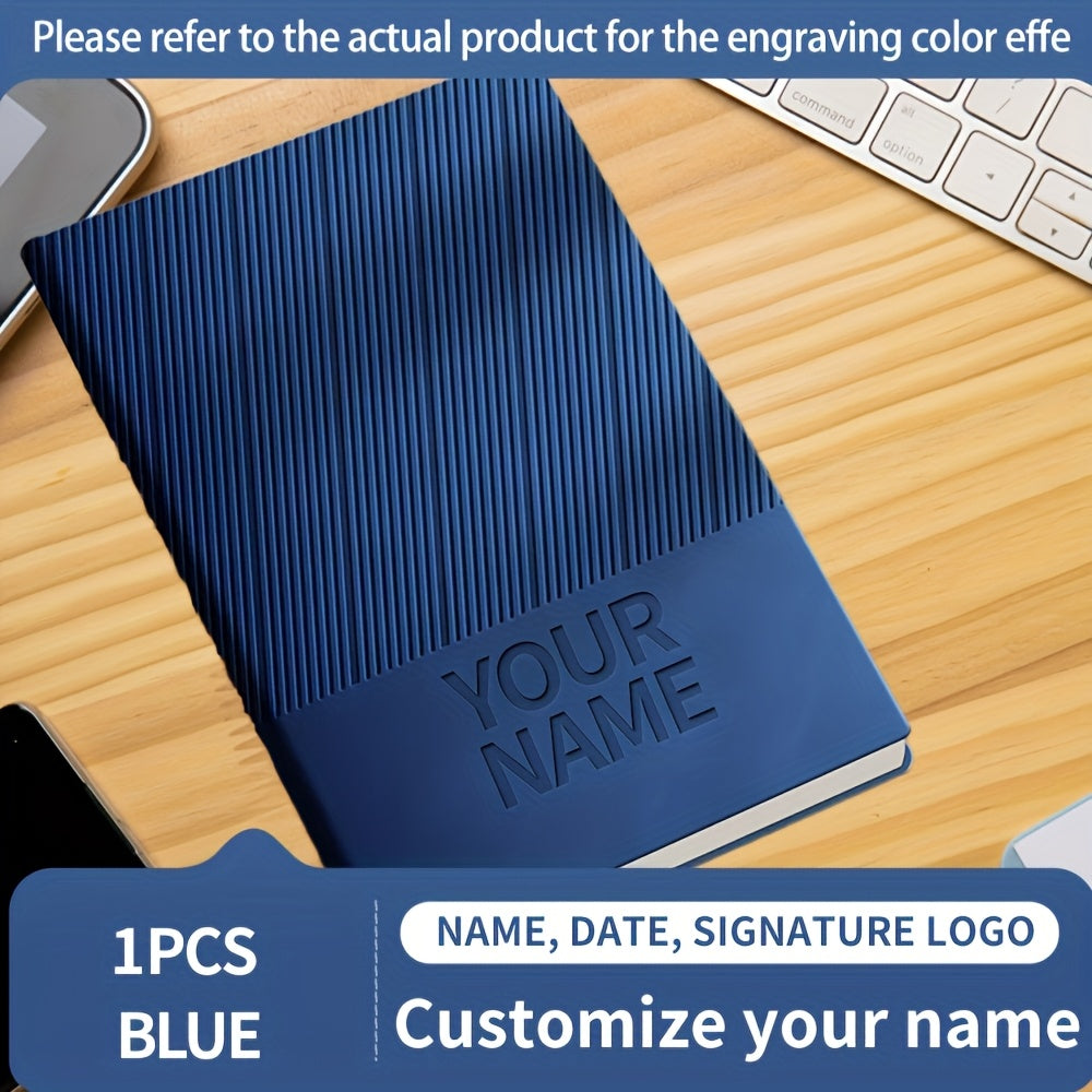 Personalized A5 Soft Cover Notebook with Name, Phone Number & Logo