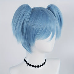 Anime Double Ponytail Cosplay Wig Ice Double Ponytail