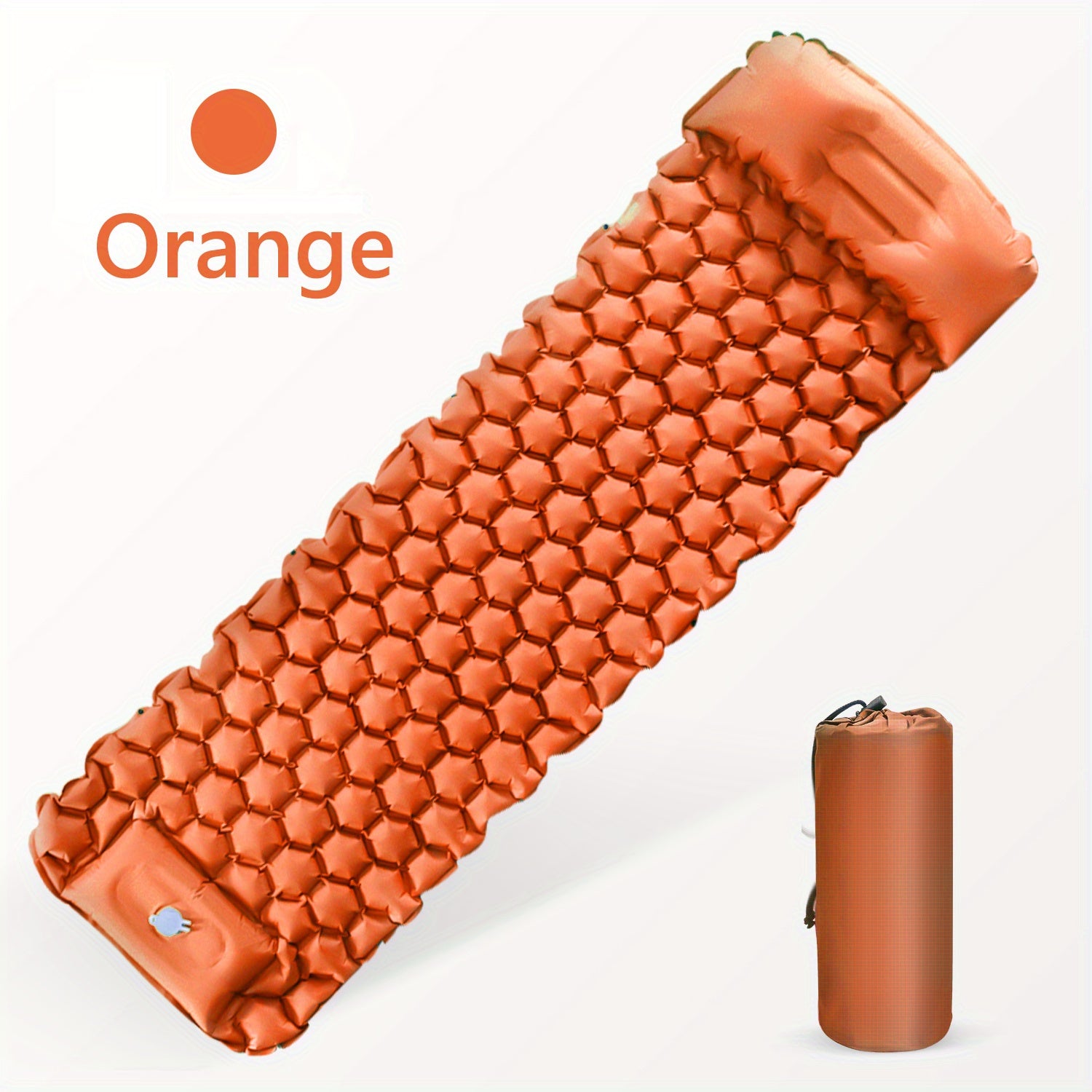 Double Self Inflating Sleeping Pad with Pillow for Camping