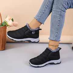 Plush Lined Thermal Snow Boots Wear Res Non Slip Shoes Fall Winter