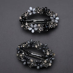 Vintage Hollowed Flower Rhinestone Hairpin Hairclip Hair Accessories