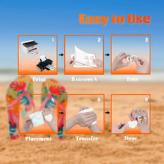 10pcs Transfer Temporary Tattoos For Men Women A5 Tattoo Printing Paper