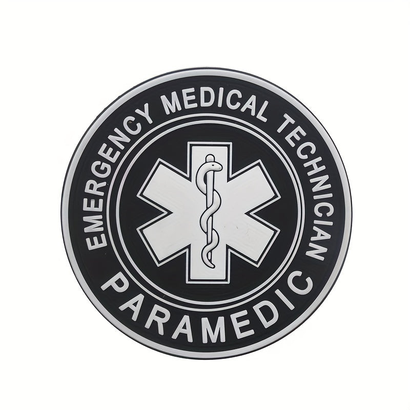 EMT Enamel Brooch Pin Soft Rubber Reflective Badges