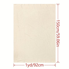 1yd Comfortable Embroidered Chiffon Fabric for DIY Clothes Pants Dress