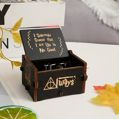 Retro Hand Cranked Music Box Magic Story Theme Music Box