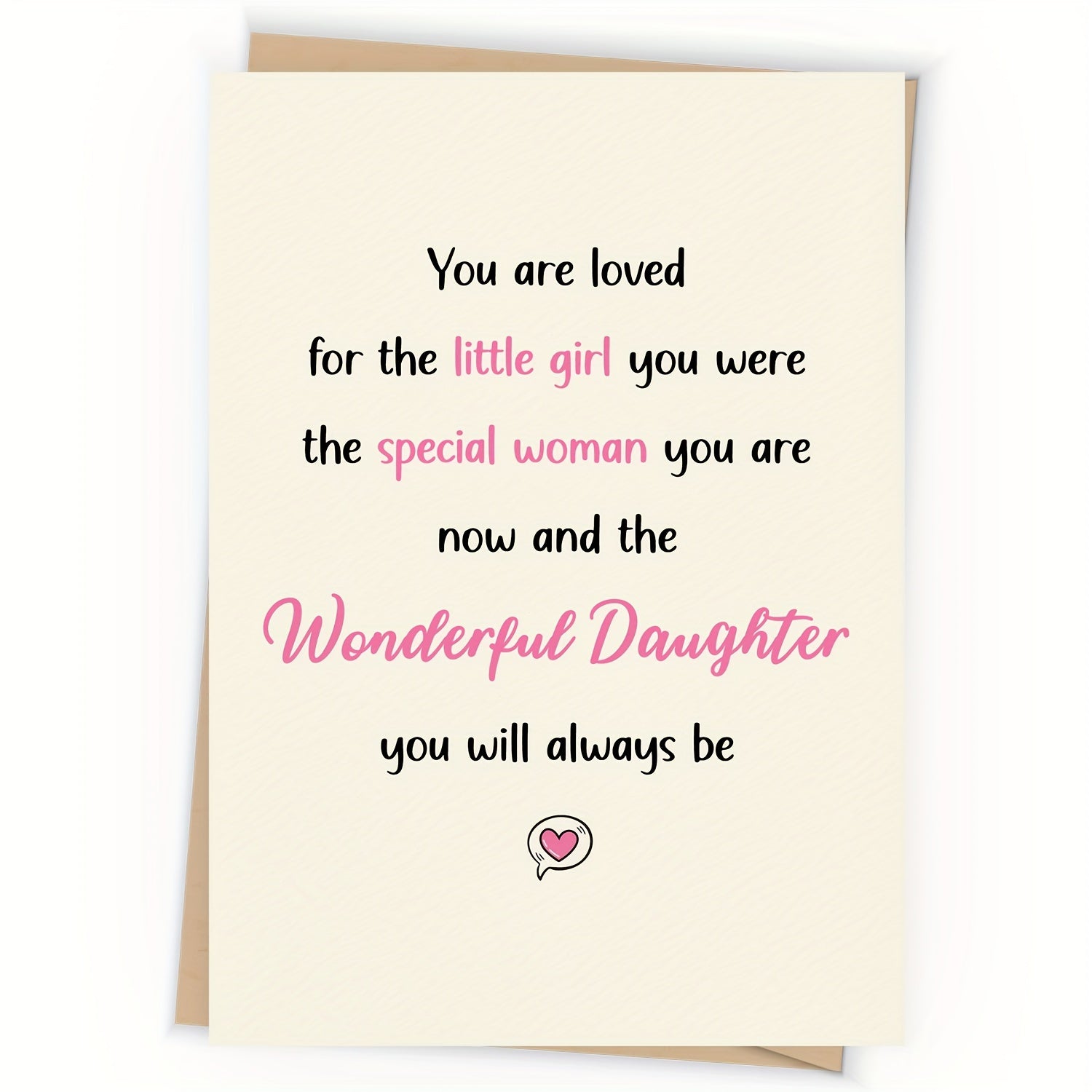Funny Happy Birthday Card For Daughter - Daughter Gift From Mom Or Dad
