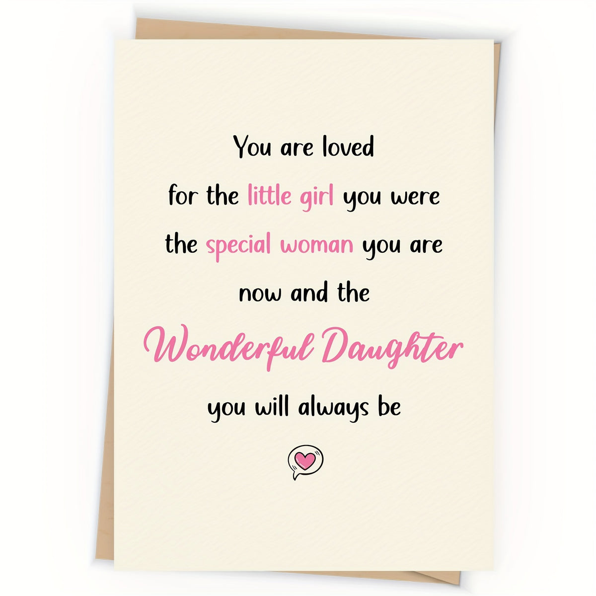 Funny Happy Birthday Card For Daughter - Daughter Gift From Mom Or Dad