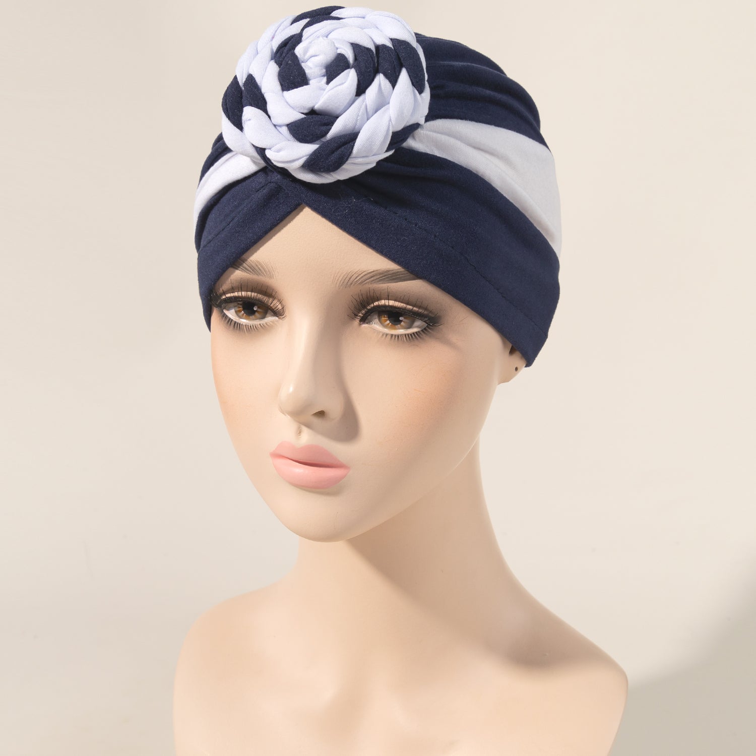 Pre Tied Turban Head Wrap for Women Twist Knot Hat