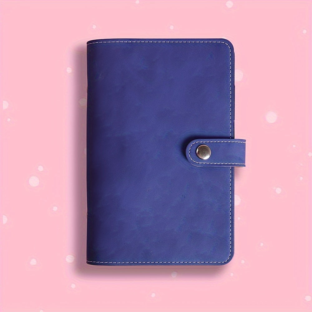 A6 Refillable Leather Budget Binder Mini Notebook Cover
