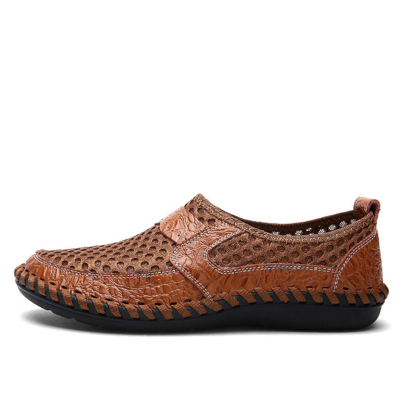 Men's Mesh Loafers Slip On Driving Shoes