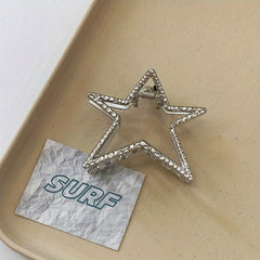 Pentagram Metal Hair Clip Niche Hair Claw Fairy Girl's Hair Accessories