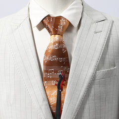 Men's Violin Piano Music Party Fun Tie