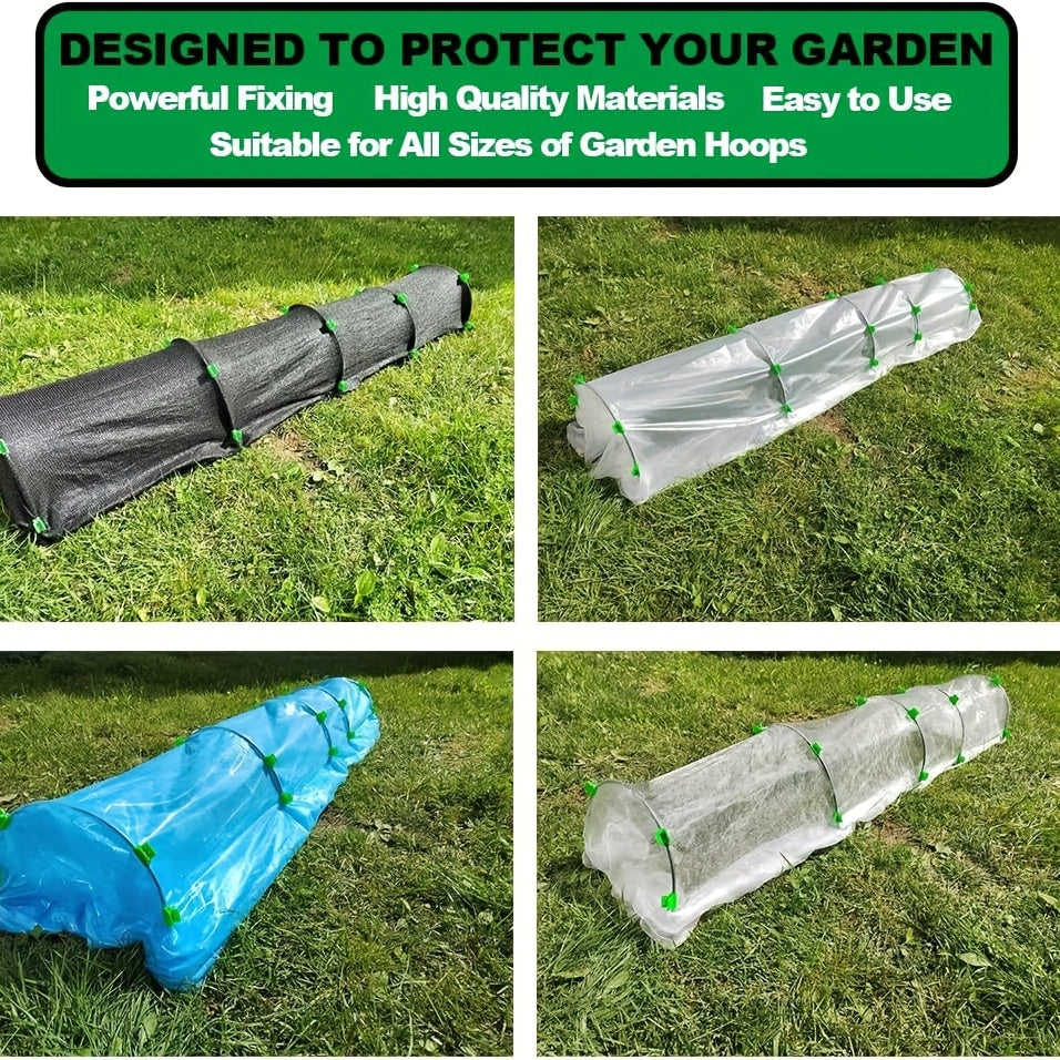 30 Greenhouse Clamps for Garden Support Frame Grow Tunnel Plant Cover