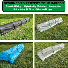30 Greenhouse Clamps for Garden Support Frame Grow Tunnel Plant Cover