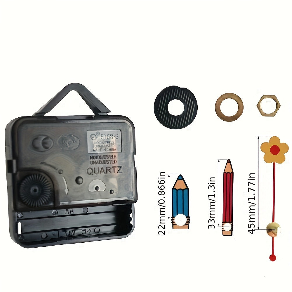 DIY Silent Quartz Clock Movement Set for Children's DIY Clock