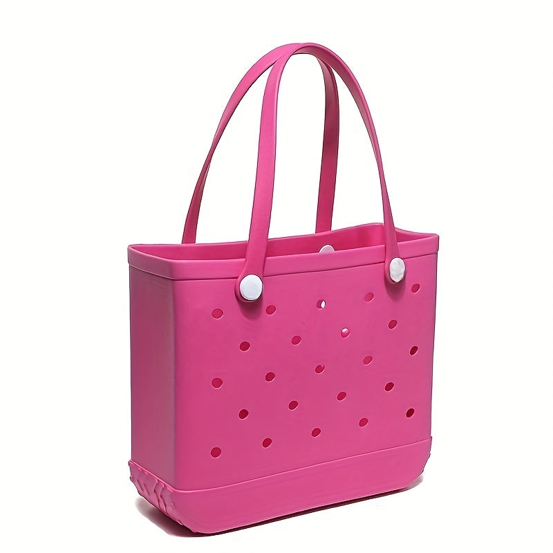 Rubber Waterproof Basket Tote Swimming Fitness Storage Bag Pet Bag