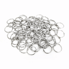50 Pack 1 Inch Loose Leaf Binder Rings for Index Cards Flash Cards