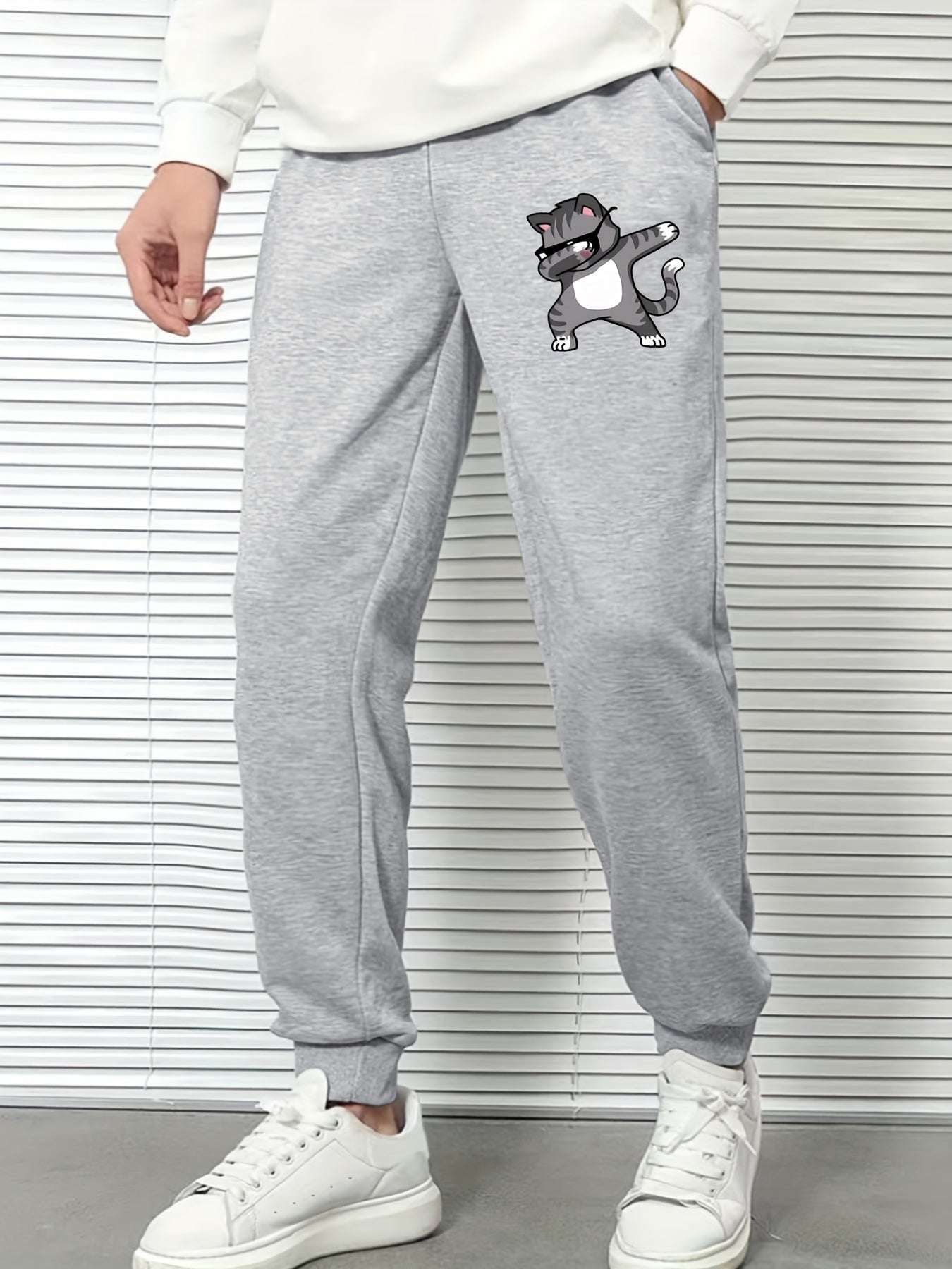 Cool Cat Sunglasses Men's Sports Joggers Pants