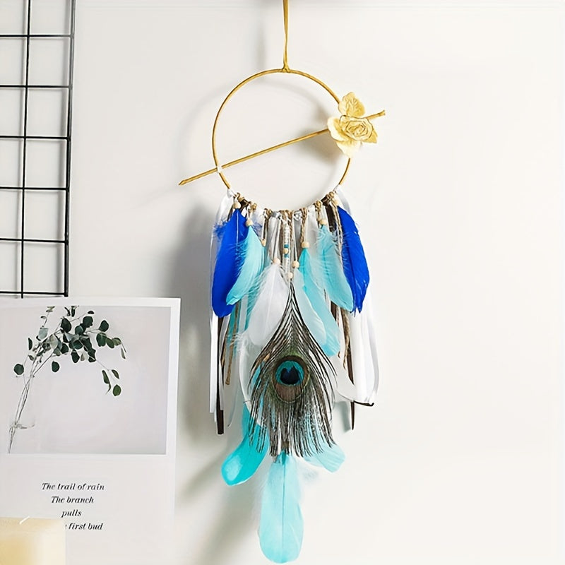 Bohemia Dream Catcher Feather Hanging With Star Home Decoration