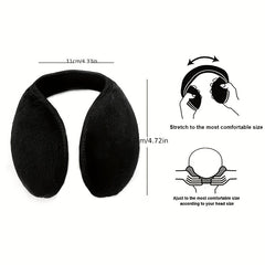Winter Earmuffs for Men & Women Soft Breathable Windproof Adjustable Fit