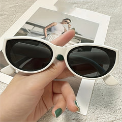 Y2K Cat Eye Sunglasses Hiphop Jelly Glasses UV400