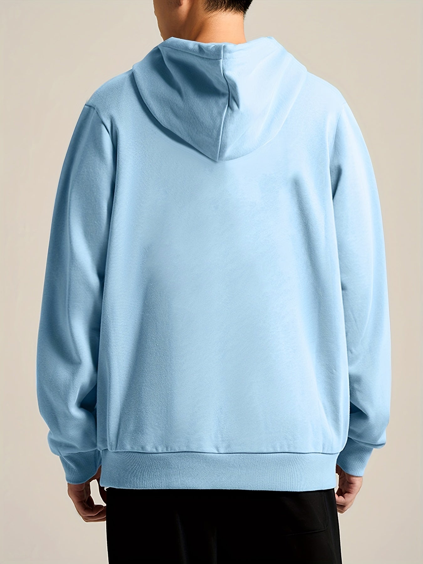 Men's Graphic Print Hoodie for Spring Fall