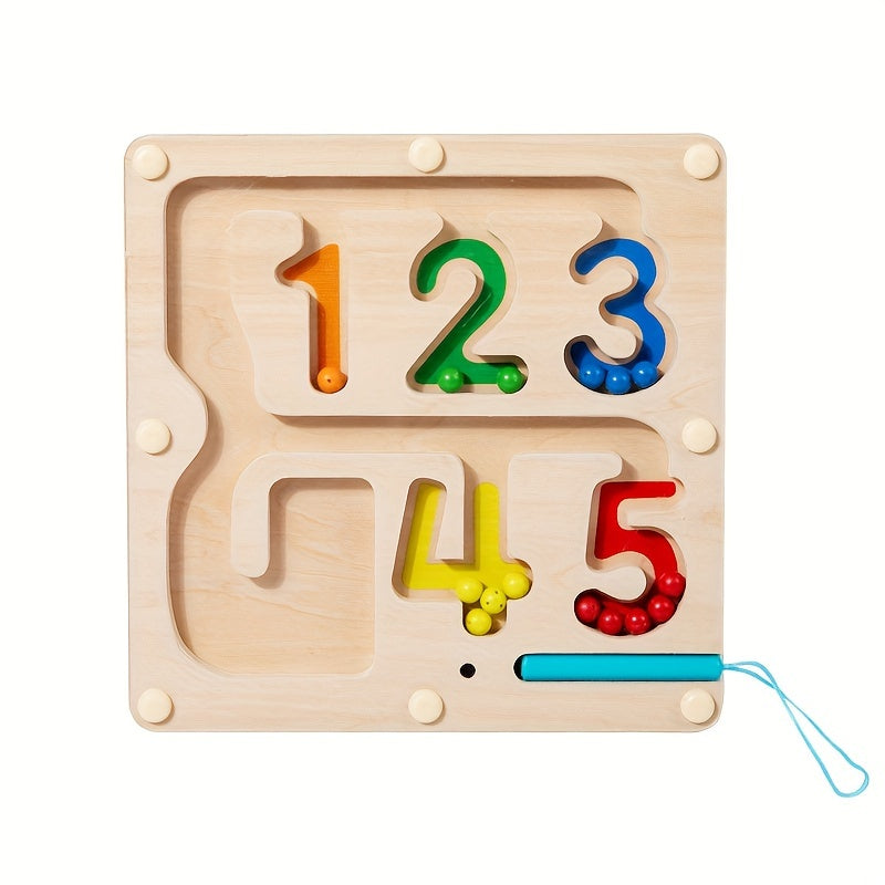 Magnetic Digital Bead Maze Toy - Logical Thinking & Cognitive Training