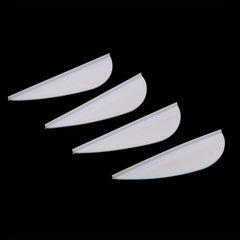 50pcs Arrow Vanes 5.08 Cm Fletching Shield Drop Shape Feather