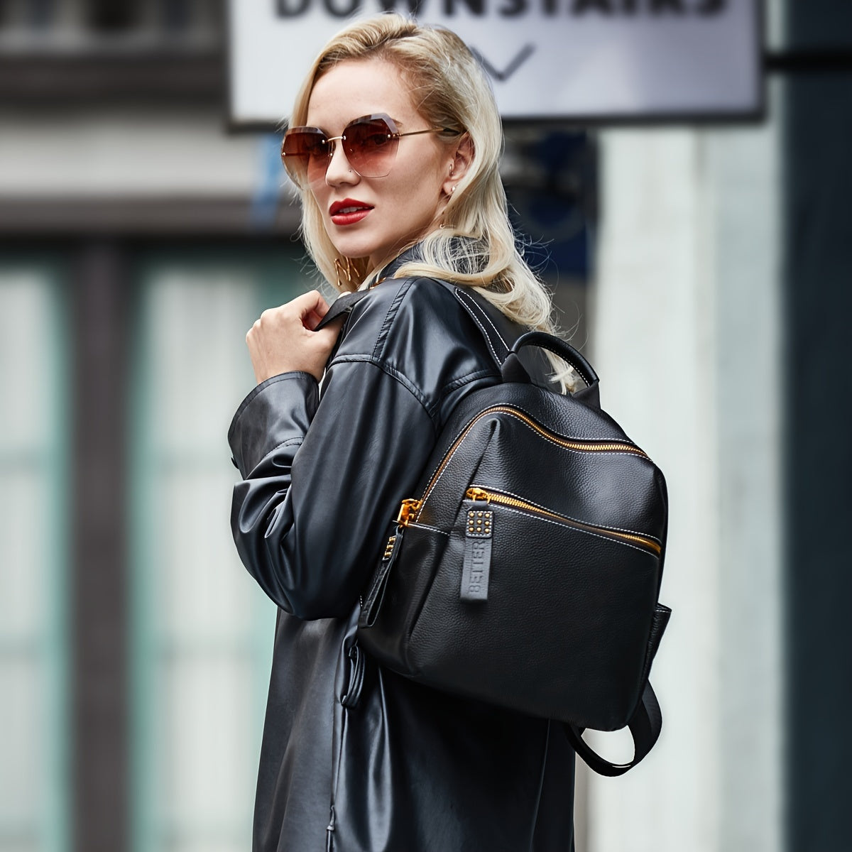 Small Backpack Women's With Adjustable Strap For Work & Travel