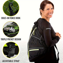 Badminton Racket Backpack Sports Shoulder Bag Waterproof
