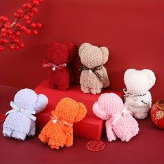 1PC Bear Towel Soft For Birthday Wedding Campus Year Mother's Ramadan
