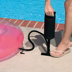 Portable Manual Foot Pump with 1m Hose for Inflatables, Balloons