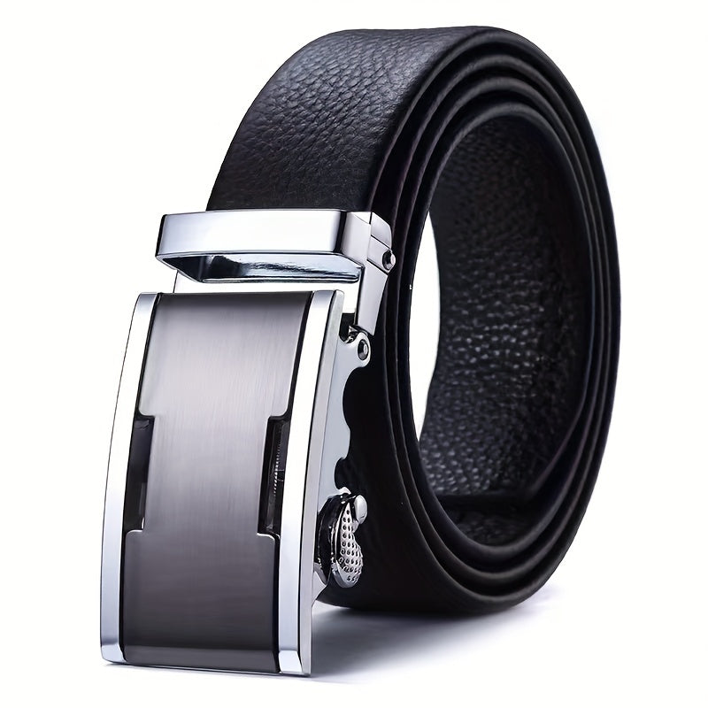 Double Sided Cowhide Business Men's Belt