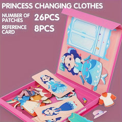 Magnetic Dress Up Toy Princess & Ocean Themed Game for Kids 3-6
